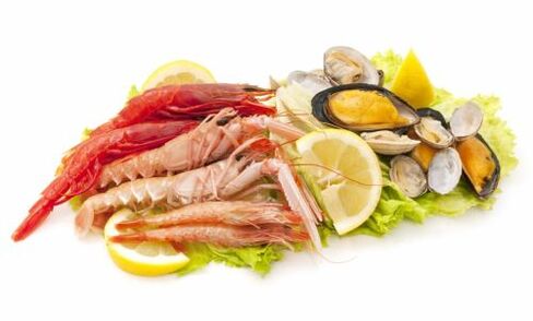 mariscos para aumentar la potencia